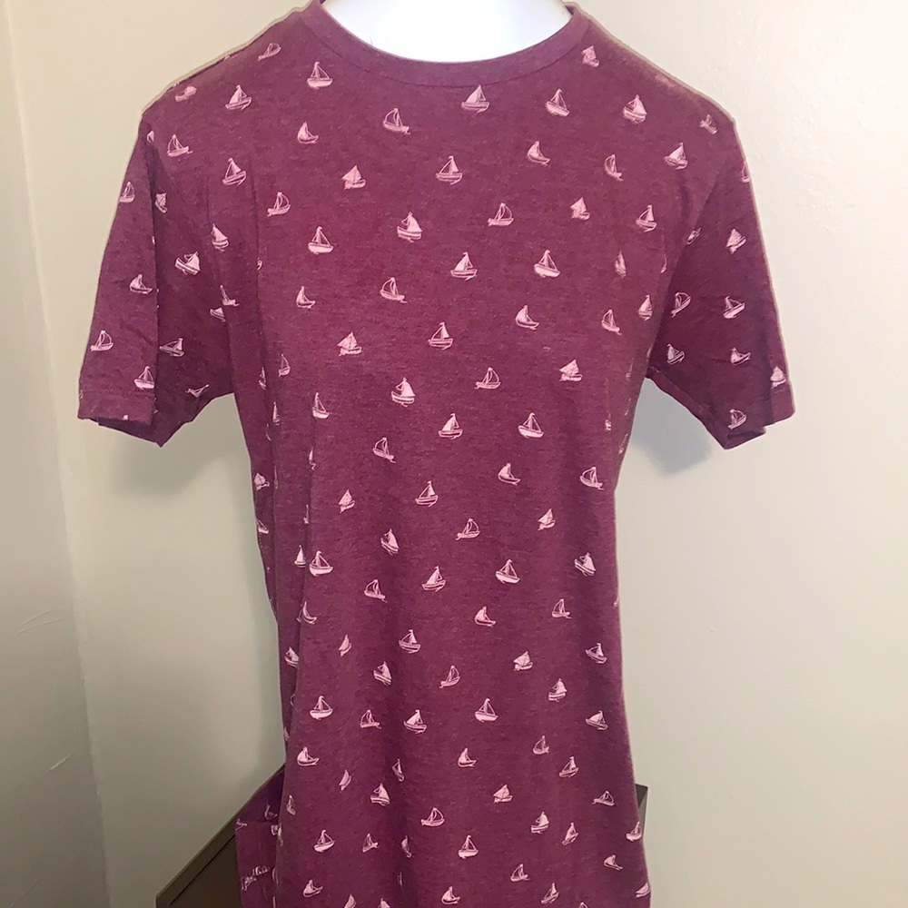 Ricky Singh Denim & Flower Short Sleeve Tee